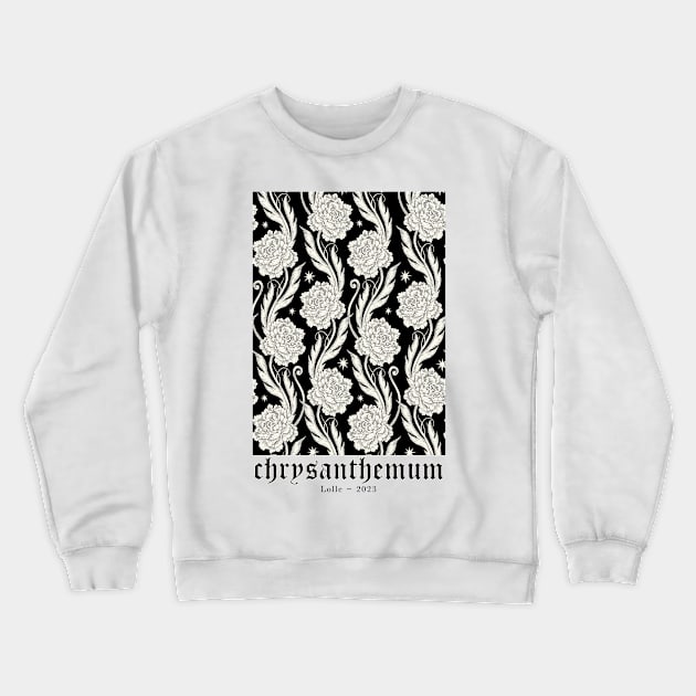 Chrysanthemum Crewneck Sweatshirt by lOll3